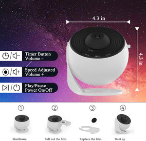 Proyector Galáctico LED – Transforma tu cuarto en un universo