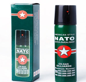 Gas Pimienta Nato 60ml Defensa Personal